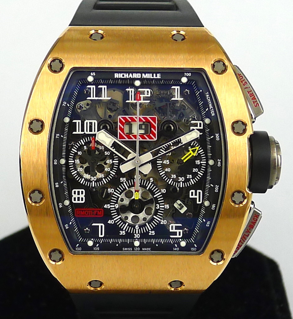 Richard Mille Rm Annual Calendar Flyback Chronograph Rose Gold Gr